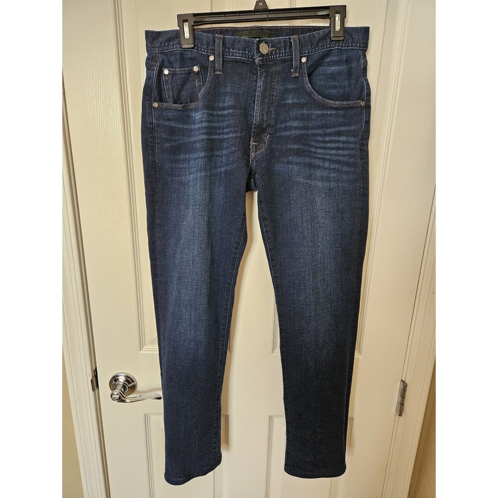 Murano Alex Fit Men's Blue Denim 5 Pocket Cotton Blend Jeans, Size 32